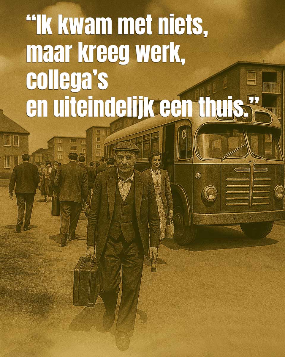 Ik kwam met niets, maar kreeg werk, collega's en uiteindelijk een thuis.
